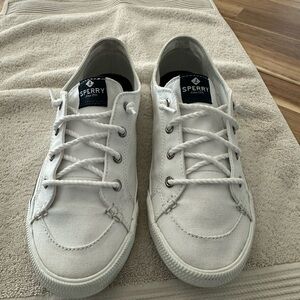 Sperry White Canvas Sneakers